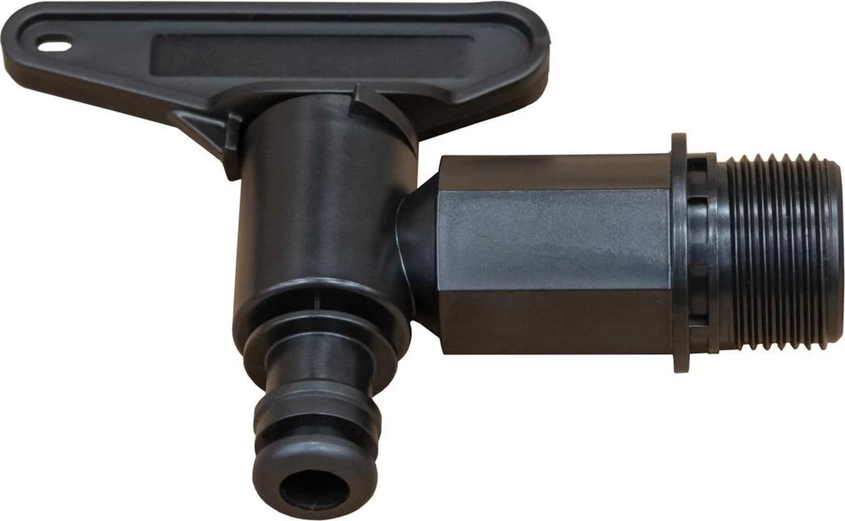 Luxe Voordeelset 100L Antraciet Rainsaver Regenton + Kraan + Voet + Vulautomaat| Muurmodel - Image 3