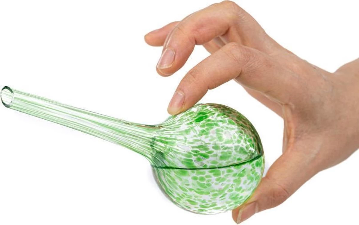 Merkloos Decopatent® 4 Stuks - Waterdruppelaar Voor Planten - Watergever - Glas - Waterbollen - Watergeefsysteem - Plantenbollen - Groen - Image 8