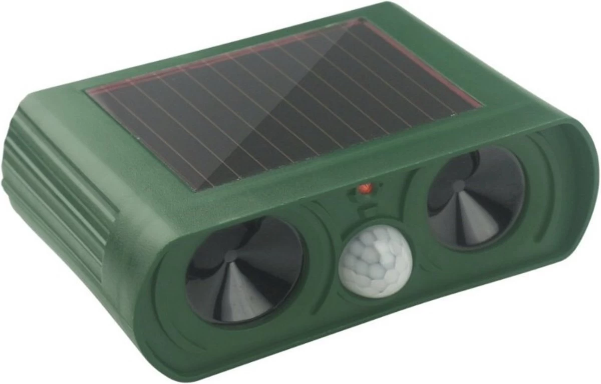 Sparckz Verjager® Ultrasone Kattenverjager Op Zonneenergie - Kattenschrik - Marterverjager - Afweermiddel Voor Vogels, Katten, Muizen, Ongedierte Etc. - Waterdicht - Rond - Image 2