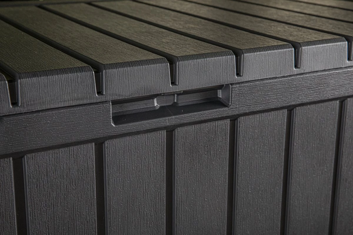 Keter Kentwood Opbergbox - 128x53.6x59 Cm - 350 L - Grafiet - Image 6