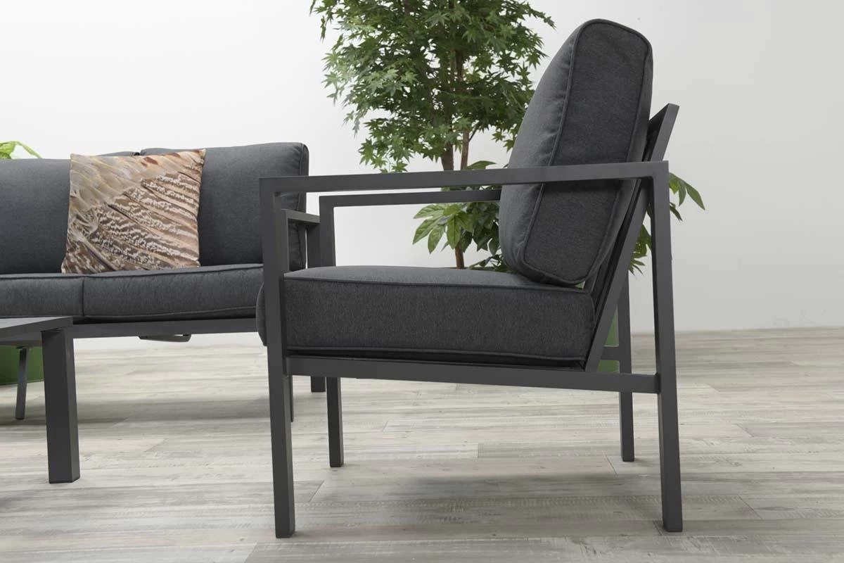 Garden Impressions Durban Loungeset - 4-delig - Zwart - Image 19