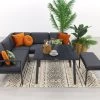 Wellington Lounge Dining Set - Carbon Black