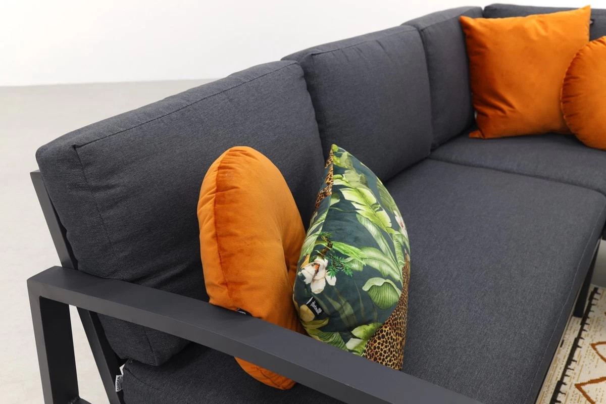 Wellington Lounge Dining Set - Carbon Black - Image 9