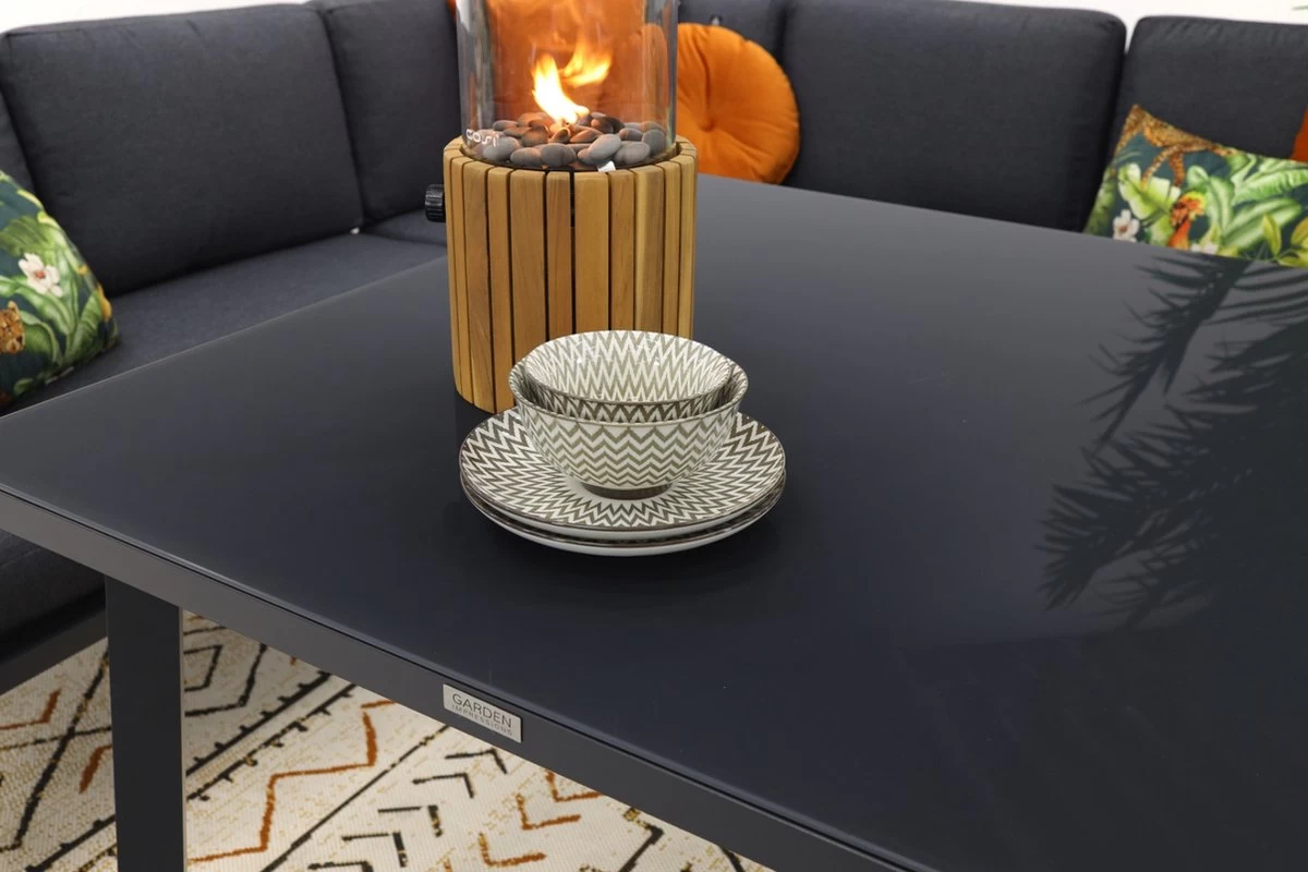 Wellington Lounge Dining Set - Carbon Black - Image 17