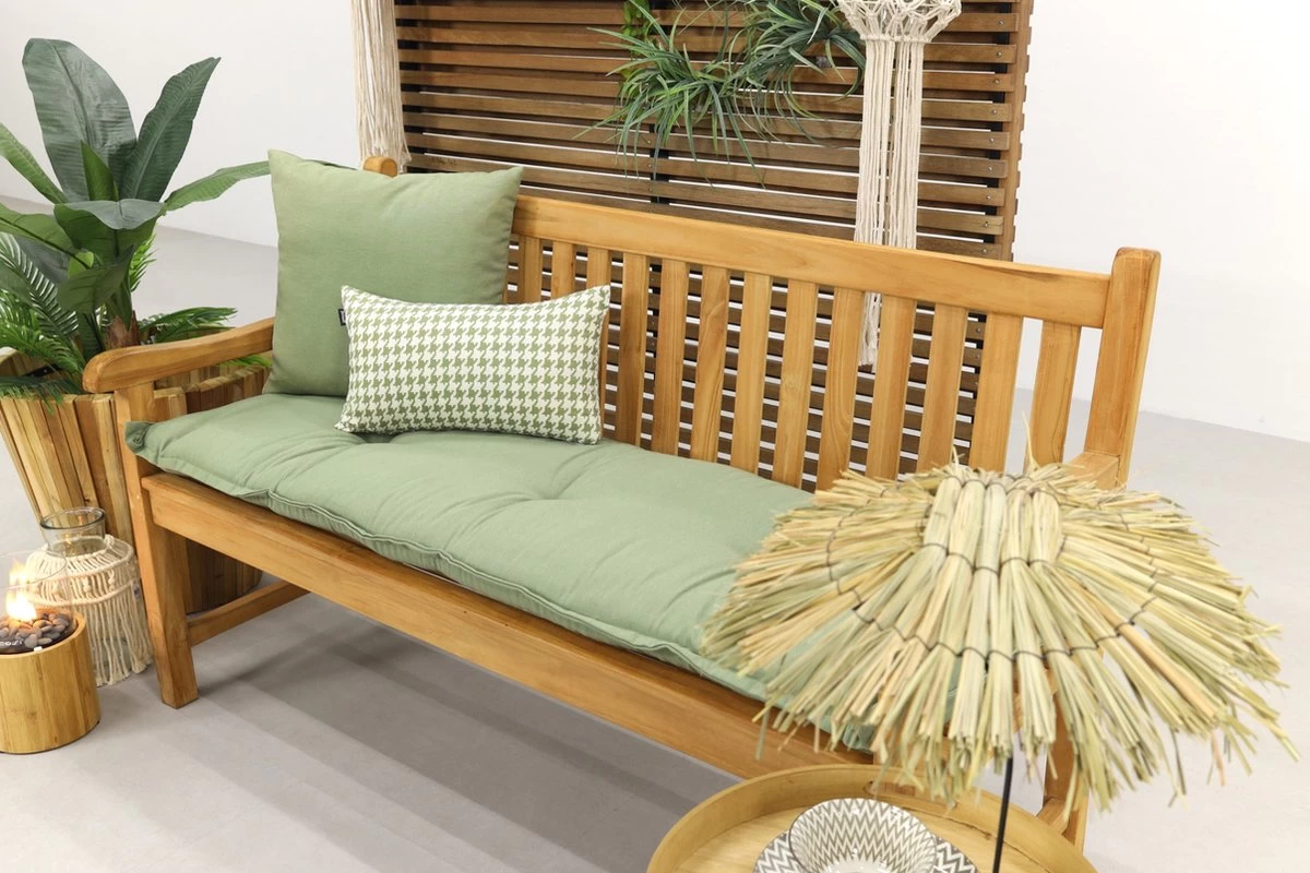 Teak Houten Tuinbank Bison - 150 Cm. - Image 6