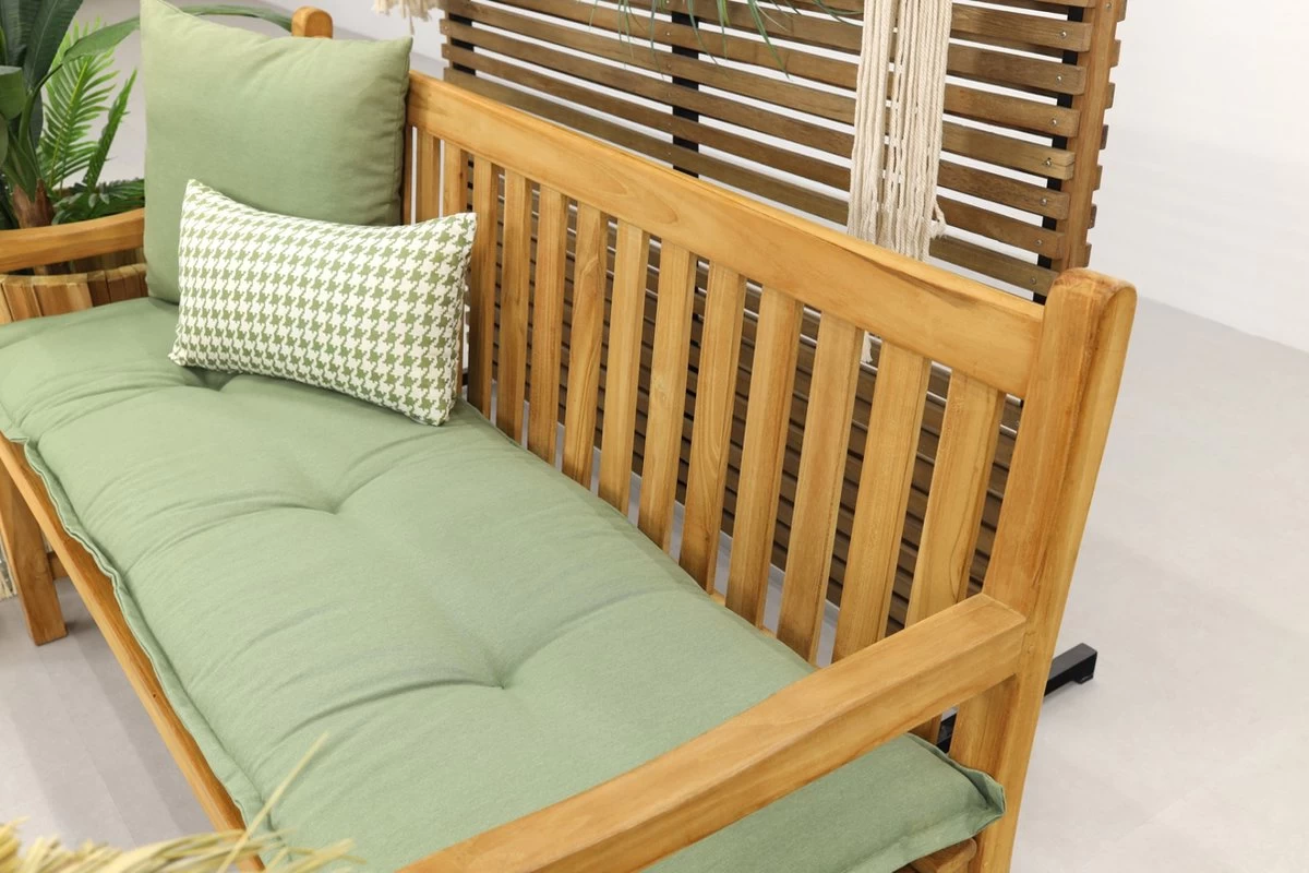 Teak Houten Tuinbank Bison - 150 Cm. - Image 7