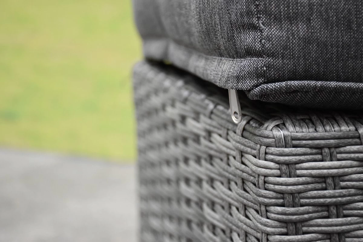 New Castle Stoel-bank Dining Loungeset 6-delig Antraciet - Image 4