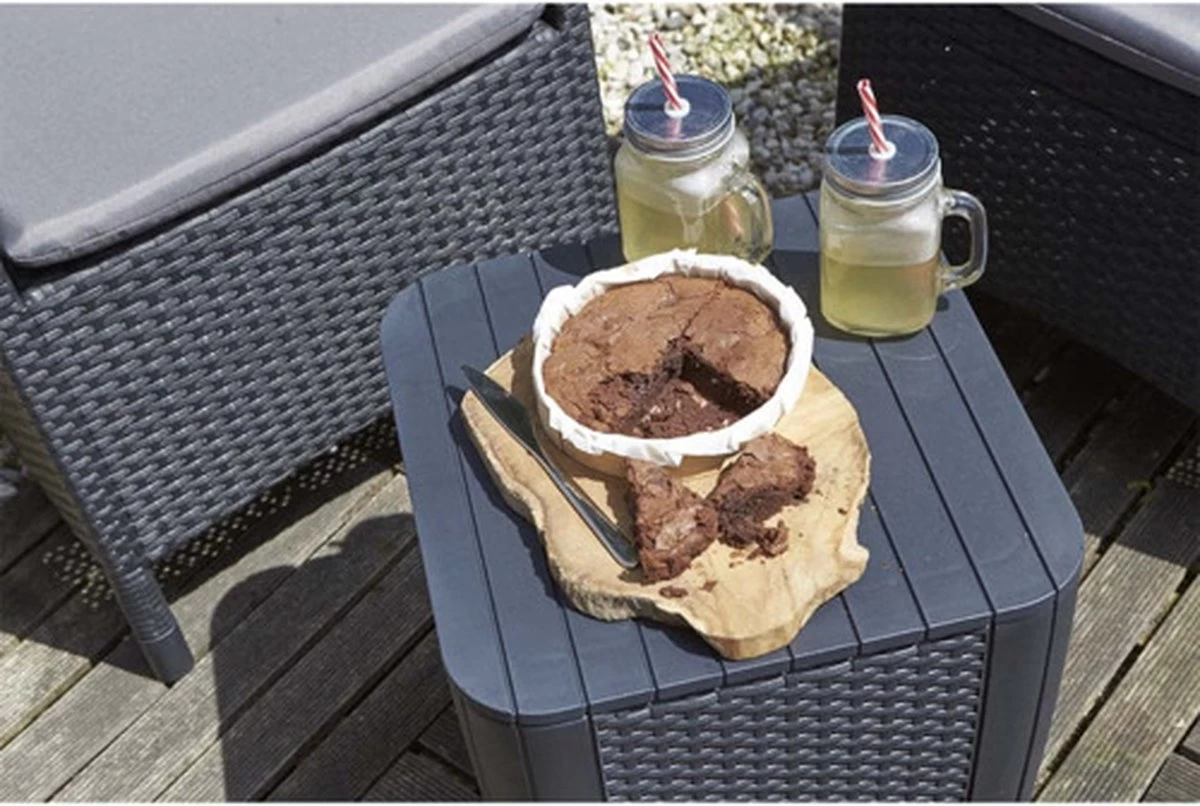 ALLIBERT Keter Luzon Opbergtafel - 39x39x43cm - Donkergrijs - Image 13