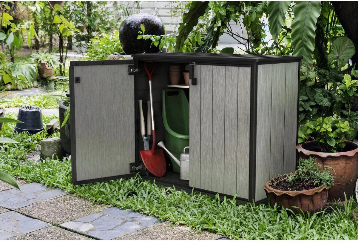 Keter Patio Store Opbergkast - 139,5x77x120cm - Grijs - Image 11