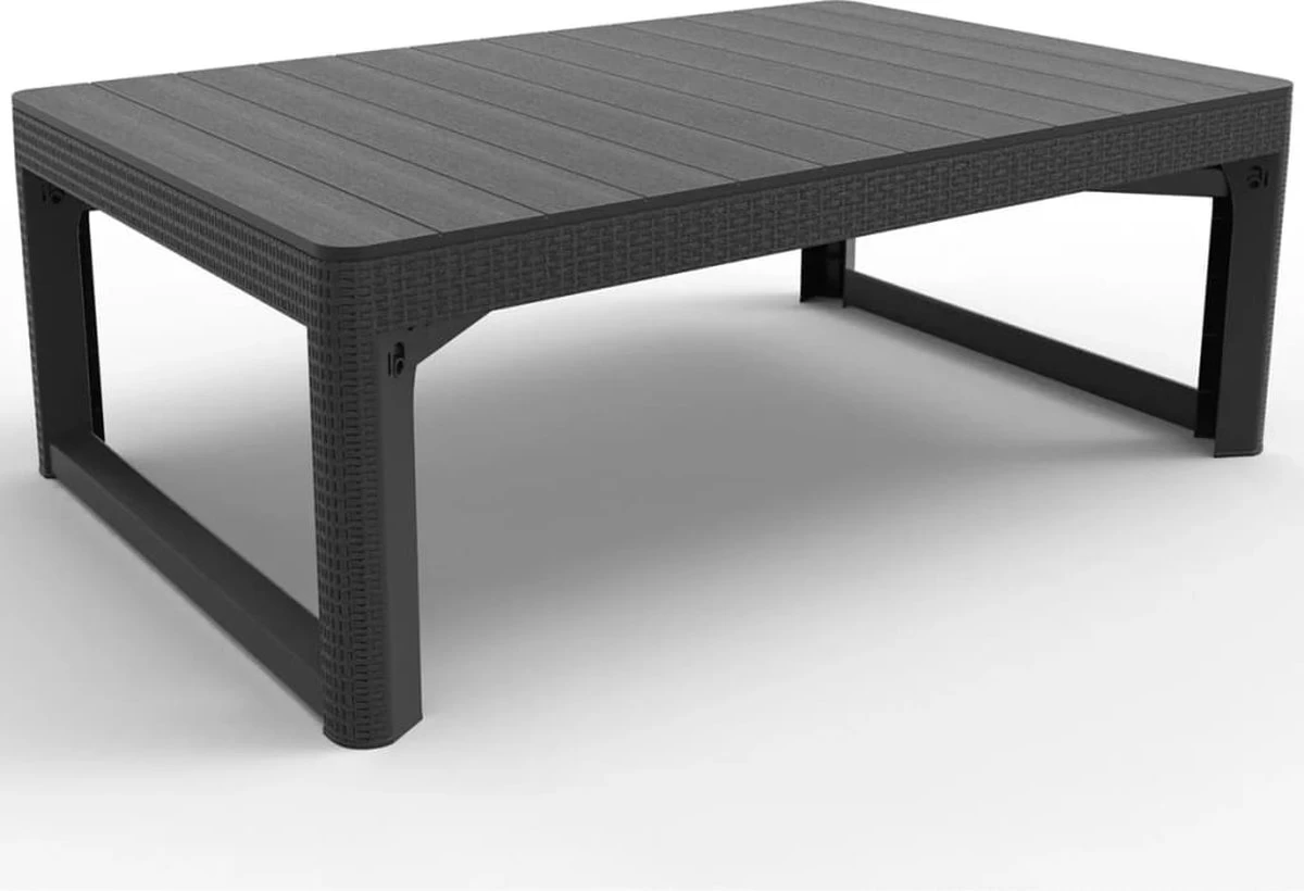Allibert Lyon Tuintafel - 116x71,5x66/40 Cm - Grafiet - Image 12