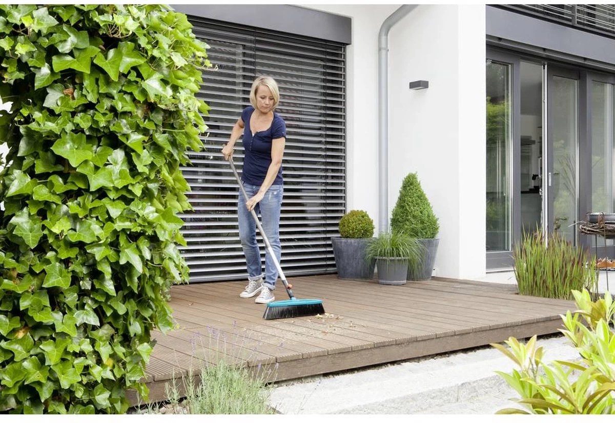 GARDENA Combi System Straatbezem - Aanbevolen Steellengte 130-150 Cm - Image 8