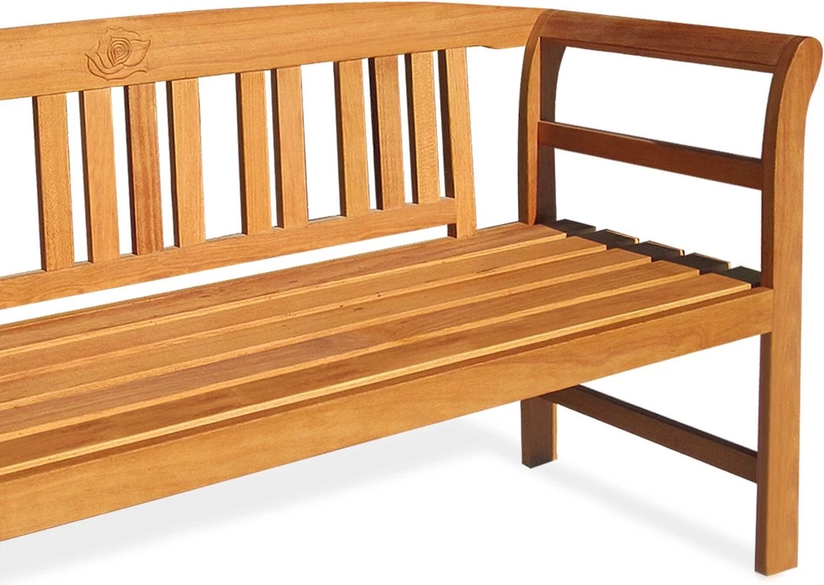 Casaria Tuinbank Rose - Eucalyptushout FSC®-Gecertificeerd Bruin - Image 3