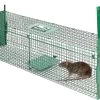 MaxxGarden Vangkooi Voor Dieren Van 60x18x20cm - Rattenval - Dubbele Ingang - Opvouwbaar