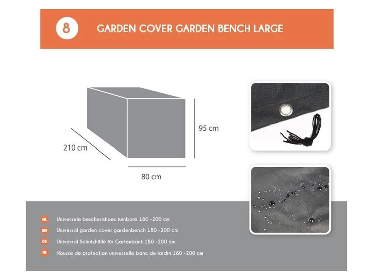 MaximaVida Tuinbank Budapest Oil 170 Cm - Uit Exclusief Mahoniehout - Image 8