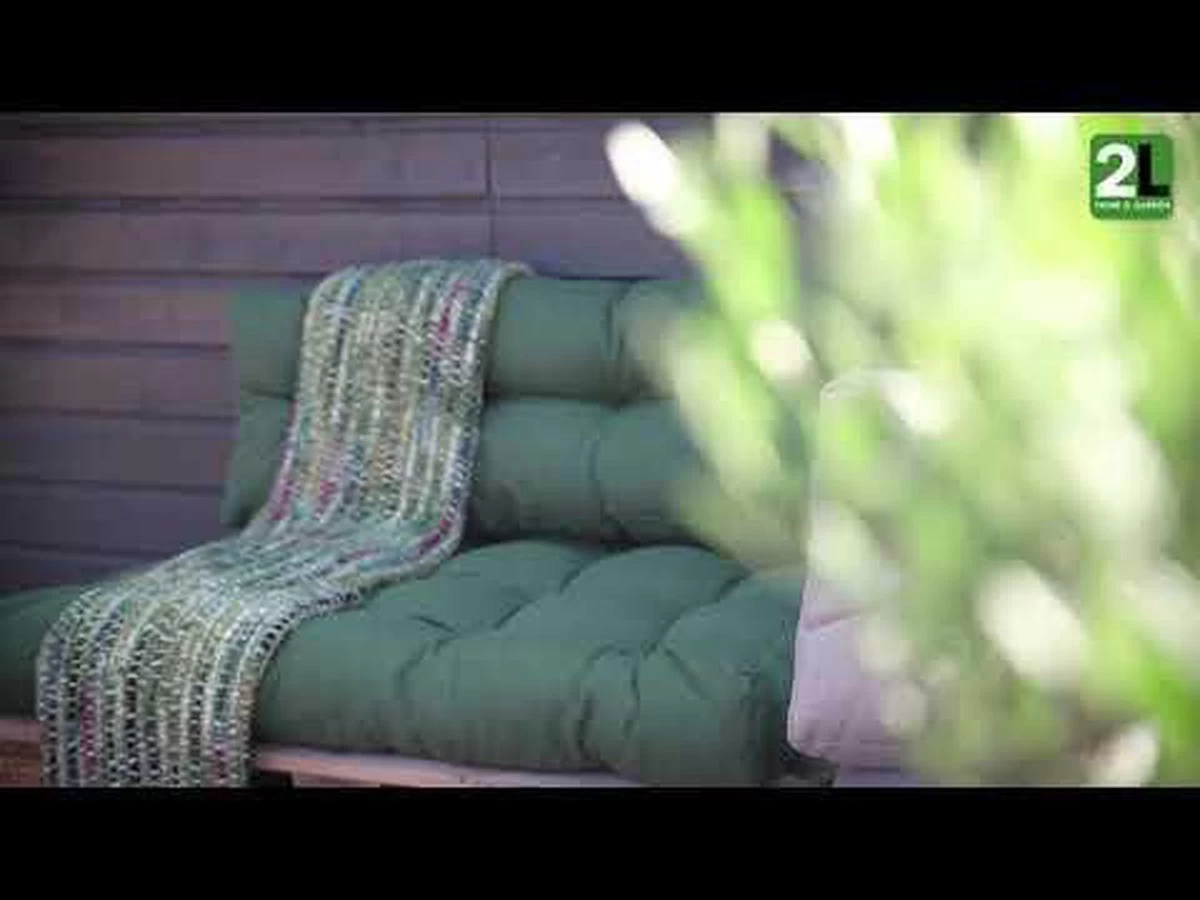 2L Home & Garden Rugkussen Metro Olijf - 120 X 40cm - Image 4