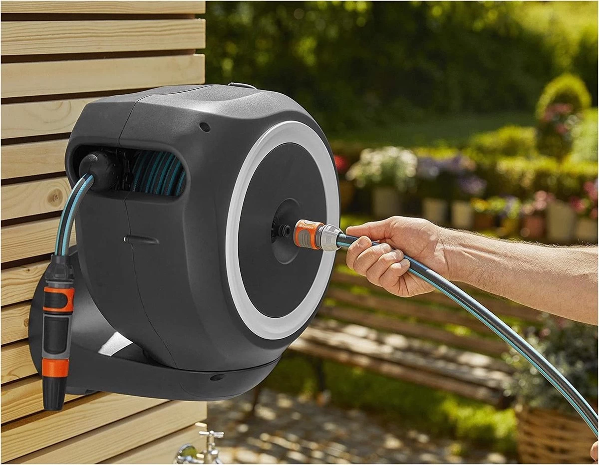 GARDENA - Wandslangenbox RollUp S - Slanghouder - 15 Meter - Ø 11 Mm - Image 4