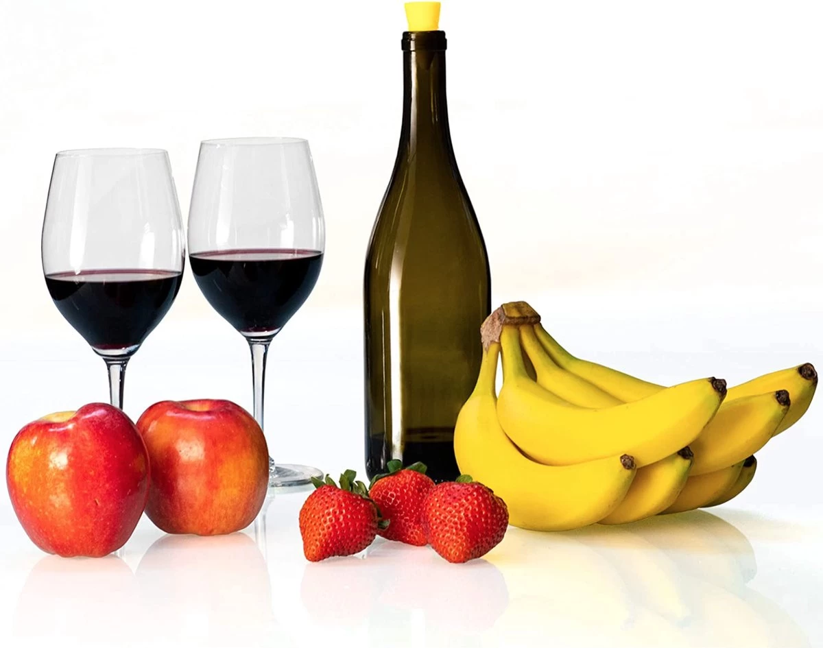 Merkloos Fruitvliegjes Vanger - Vliegenvanger - Vliegenverjager Voor Op Tafel - Rouwvliegjes Bestrijden - Vliegen - Siliconen - Fruitvliegjes Vallen - 2 Stuks - Image 5