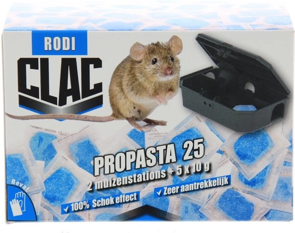 Rodi Clac Propasta 25 Muizengif Met 2 Lokdoosjes - Image 2