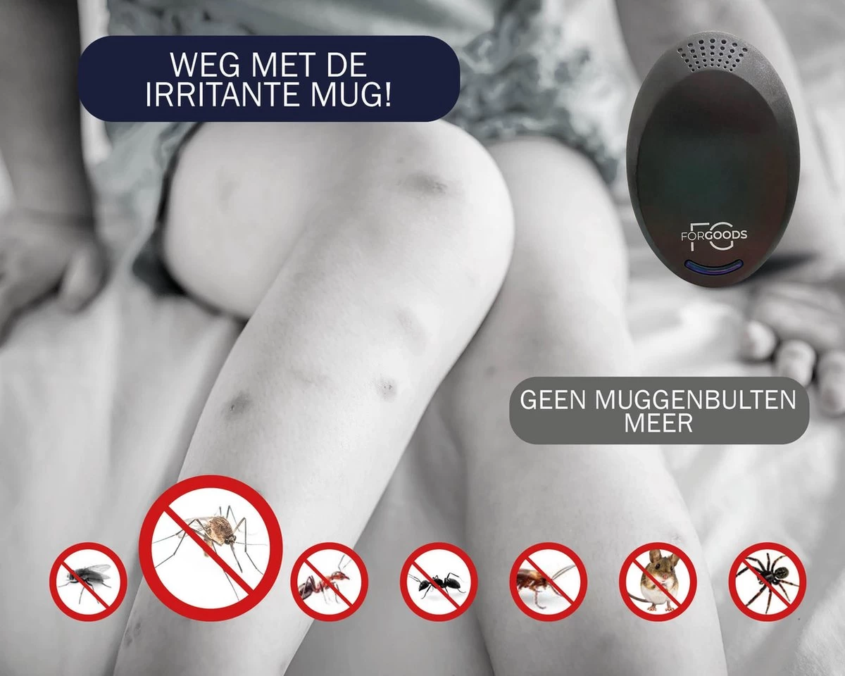 Merkloos Forgoods Ultrasone Muizenverjager En Ongedierte Verjager - Muizenverjager - Pest Reject - (4 Stuk Wit) - Ook Verkrijgbaar In Zwart - Image 6