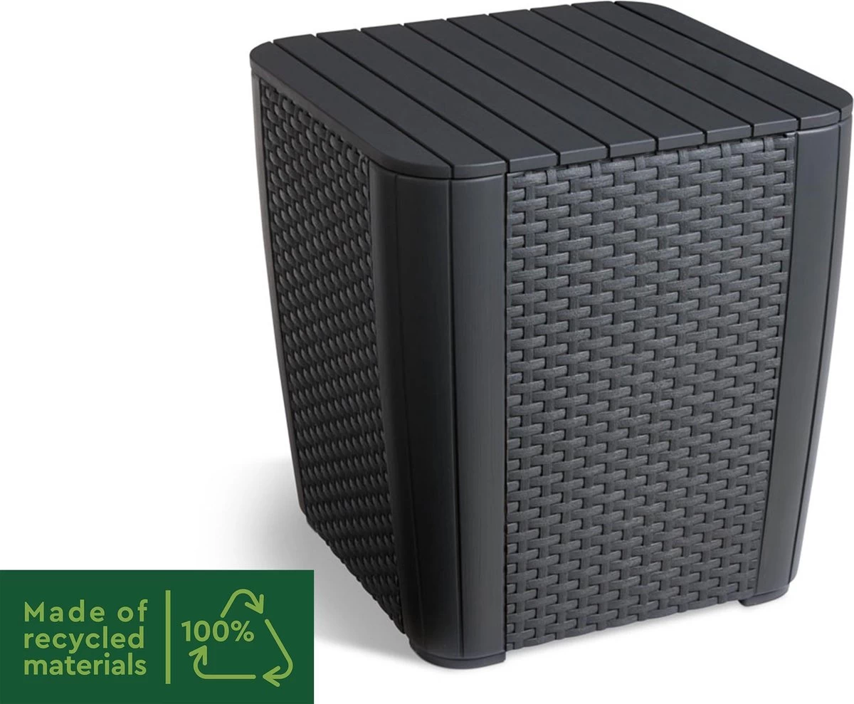 ALLIBERT Keter Luzon Opbergtafel - 39x39x43cm - Donkergrijs - Image 7