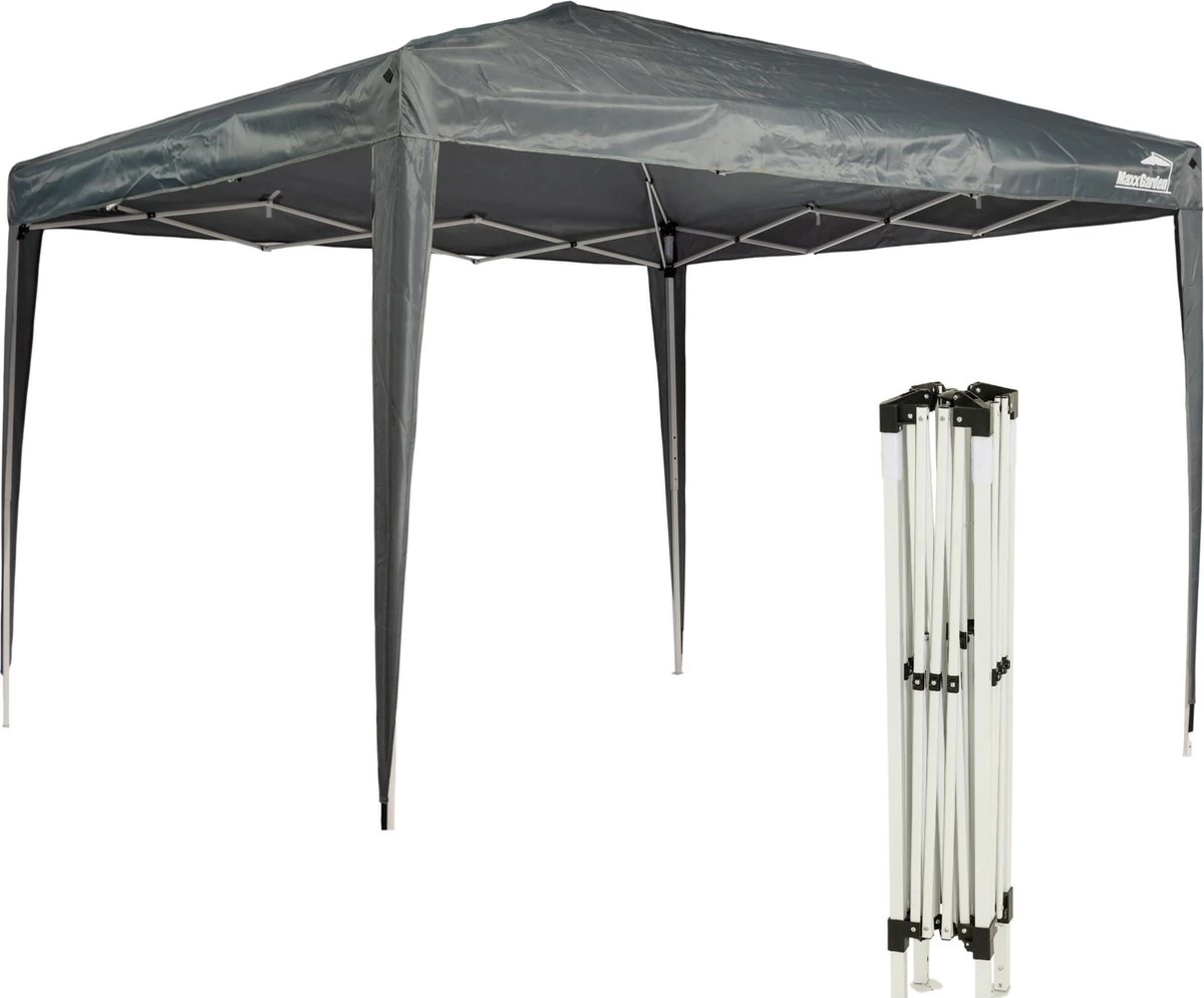 MaxxGarden Partytent - Paviljoen - 3x3 - Easy Up - Opvouwbaar - Waterdicht - Zwart - Image 7