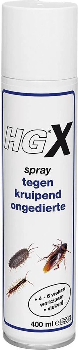 HGX Spray Tegen Kruipend Ongedierte - 12910N - 400ml - Zeer Krachtig Middel - Vlekvrij - Werkt Tot 6 Weken - Image 6