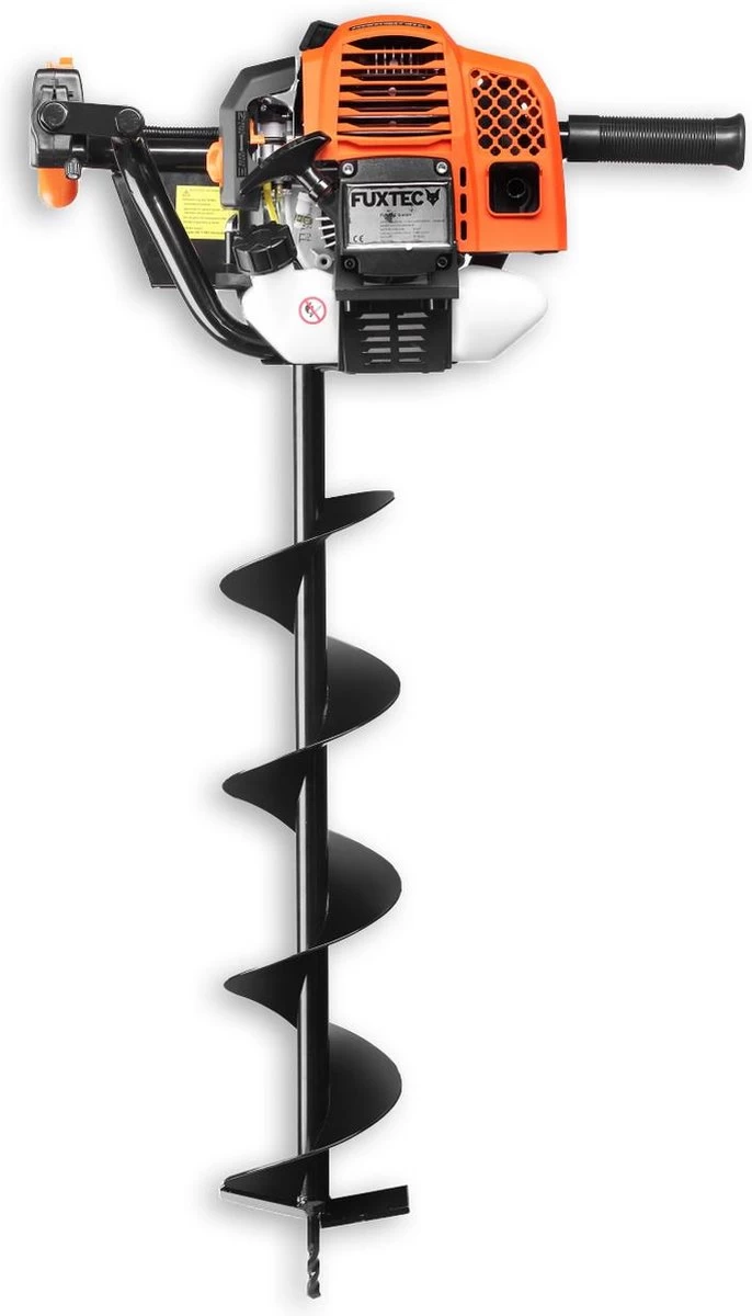 FUXTEC Grondboor Benzine Incl. 100/150/200mm Hulpstukken - 62cc - FX-EB162 - Image 4