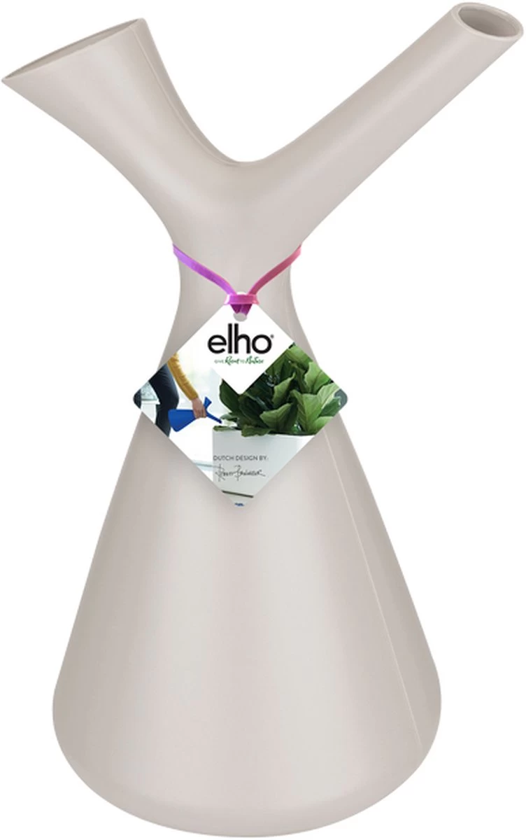 Elho Plunge Gieter 20 - Gieter Voor Binnenaccessoires - Ø 15.0 X H 29.5 Cm - Grijs/Warm Grijs - Image 2