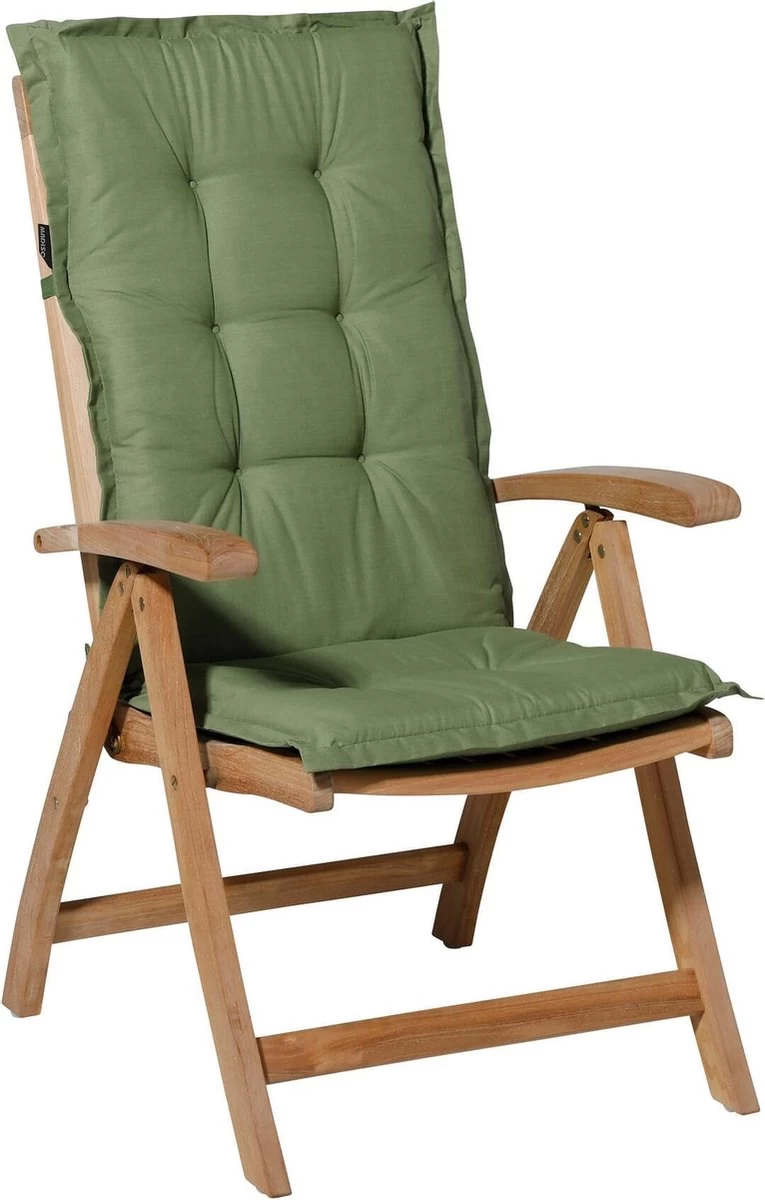 Madison Tuinstoelkussen Hoge Rug Basic Groen - Image 3