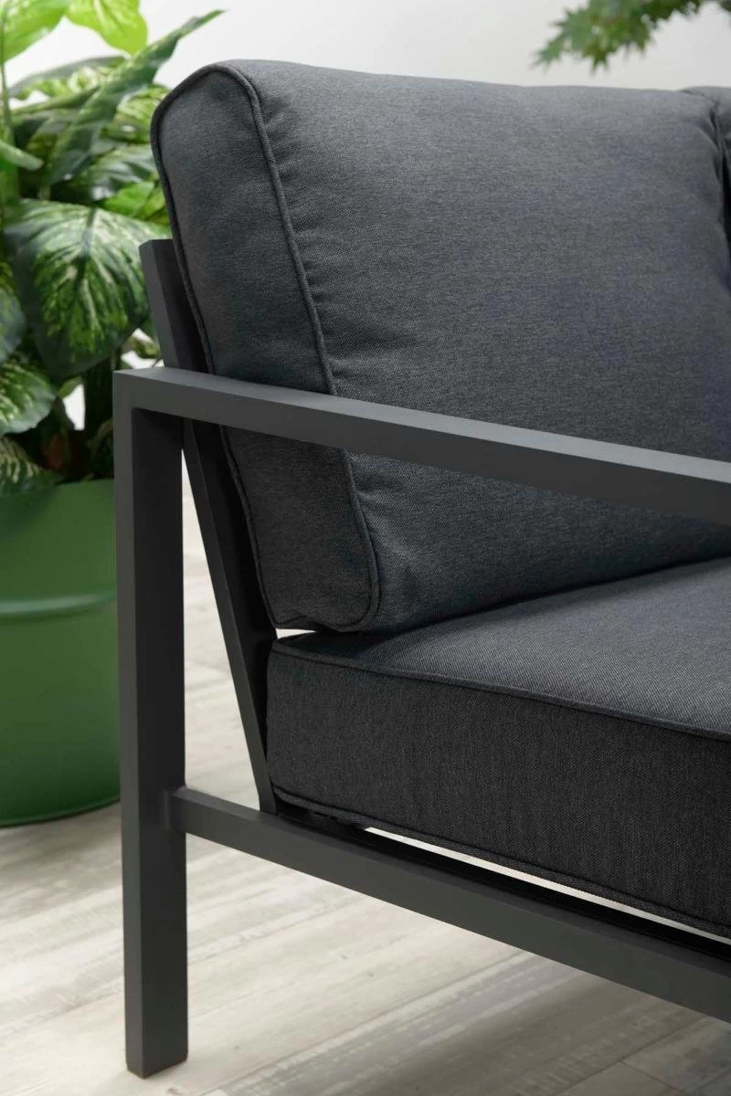 Garden Impressions Durban Loungeset - 4-delig - Zwart - Image 6