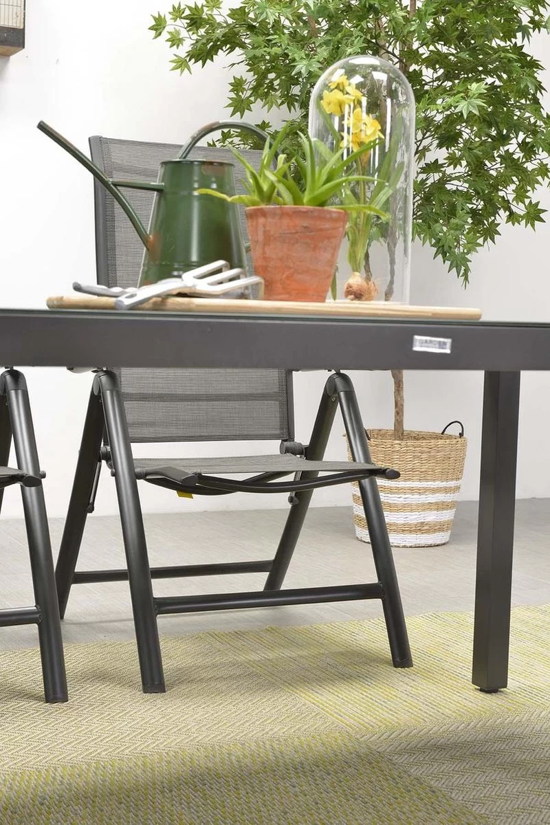 Garden Impressions Atlantis Tuintafel 150x90 Cm - Antraciet - Image 4