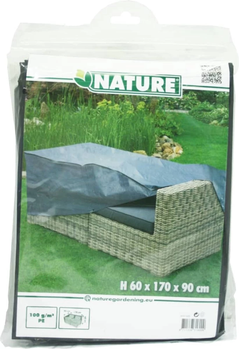 Nature - Tuinmeubelhoes - Beschermhoes Voor Loungebank - 2-zits - H60 X 170 X 90cm - Image 4