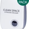 Merkloos CLEAN SPACE™ Ultrasone Ongedierte Verjager - Muizenverjager - Muizengif/Rattengif Alternatief - 4 Stuks
