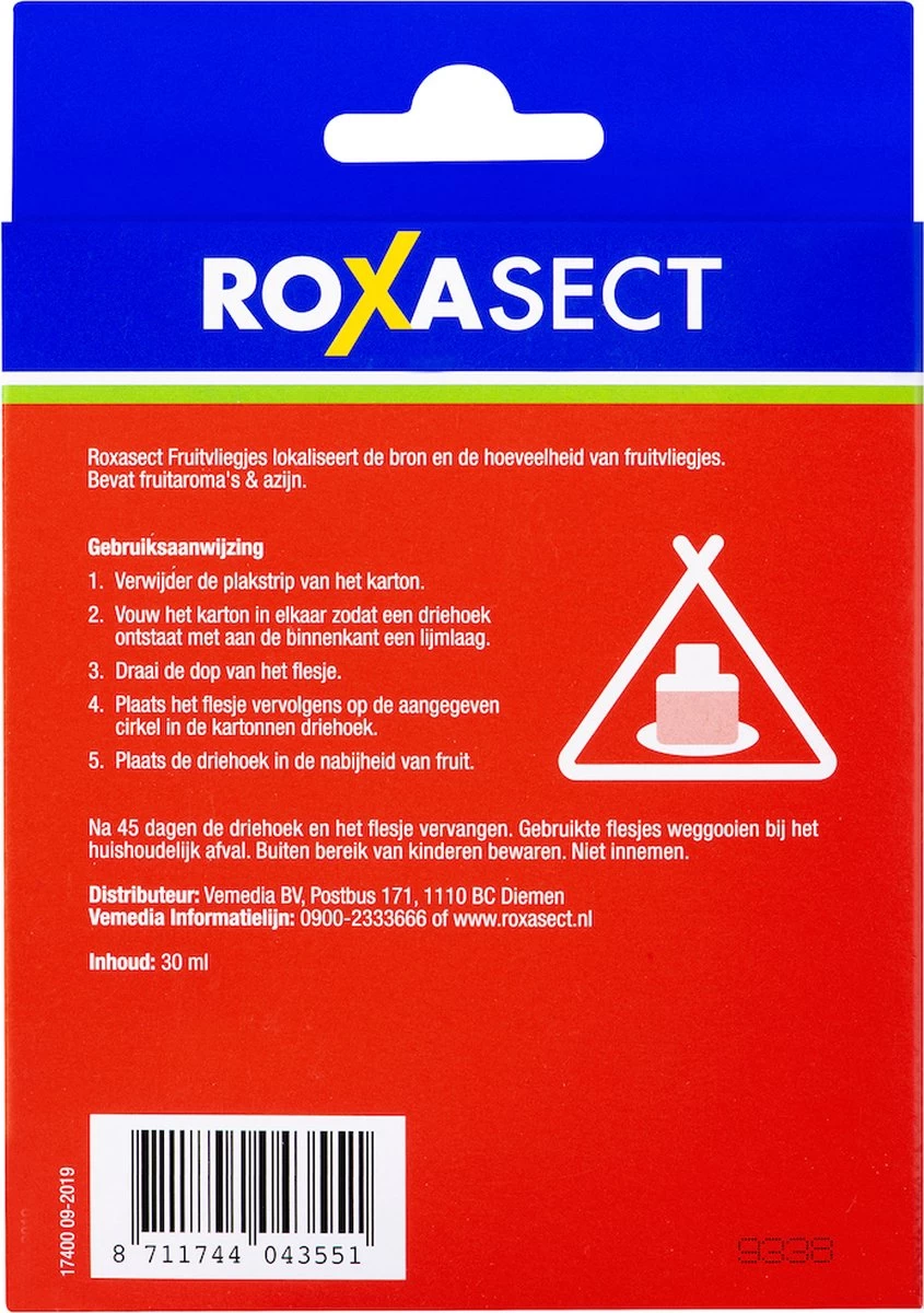 Roxasect Fruitvliegjes Ongedierteval - Anti-fruitvliegjes Insectenval - 1 Stuks - Image 3