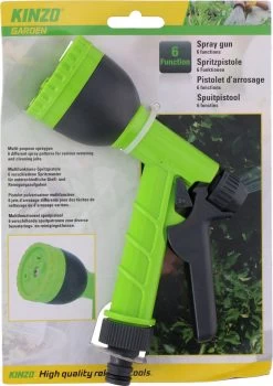 Kinzo Sproeikop Met Zes Standen Abs Groen/grijs