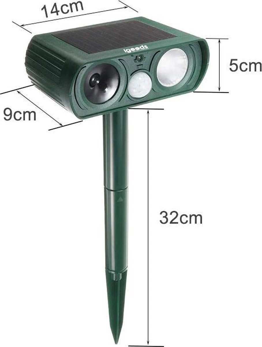 Igoods Kattenverjager Op Zonneenergie - Kattenschrik - Katten Afweermiddel - Image 9