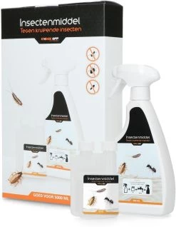 Knock Off Insectenmiddel – Insecticide – Met Doseerflacon – Anti Insecten Spray – Voor Binnenshuis – Tegen Mieren, Vlooien, Kakkerlakken En Bedwantsen – 50ml